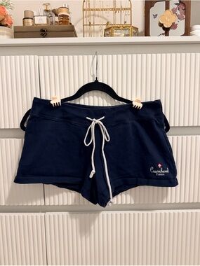 Brandy Melville Navy Blue Athletic Drawstring Shorts